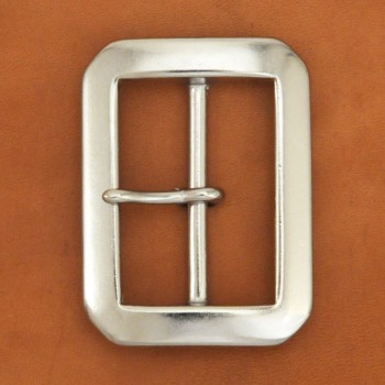 LC八角シングルピンバックル45マットN (1コ入り) 真鍮製 バックル レザークラフト金具 レザークラフト クラフト ハンドメイド 革 ベルト