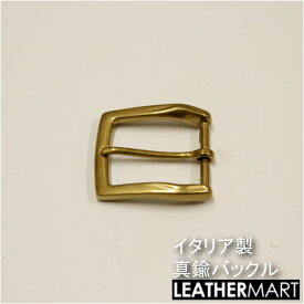 イタリア製　真鍮バックル　35mm幅　OS5243/35-82【ネコポス対応】| レザークラフト 金具 バックル 真鍮 ベルト ベルト用材料 革 レザー インポート