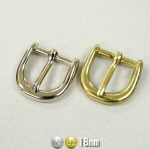 ■【18mm】時計美錠(丸)【Nニッケル/BZ真鍮生地】