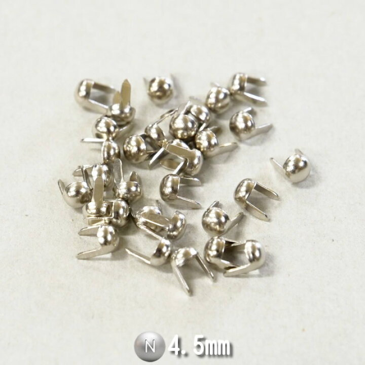 楽天市場】□【4.5mm】ラウンドヘッドスポッツ(スタッズ)30ヶ【N 