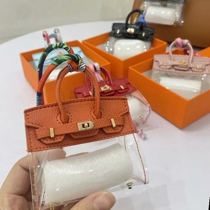 楽天市場】バッグチャーム 小物入れ アクセサリーケース クリアケース 