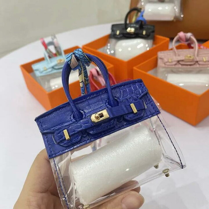 楽天市場】バッグチャーム 小物入れ アクセサリーケース クリアケース 