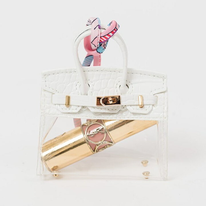 楽天市場】バッグチャーム 小物入れ アクセサリーケース クリアケース 