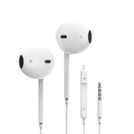 【期間限定599円！】高品質 ハンズフリー 通話 360° 立体音響 リモコン機能付き 音量調節 空間オーディオ コードイヤホン スマホ対応 3.5mm端子 充電不要 有線