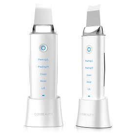 アクリアルピーリングプロHigh Clear cosbeauty ウォーターピーリング 美顔器ems リフトアップ 毛穴ケア 角栓 イオン導入/導出 洗浄 浸透 毛穴の黒ずみ 美容家電 引き締め IPX6防水 誕生日 プレゼント 女性 ラッピング無料 あす楽
