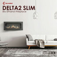 DELTA2SLIM デルタ2スリム　ヨーロッパ製　バイオエタノール暖炉 KRATKI クラトキ 壁掛け型暖炉 ストーブ…