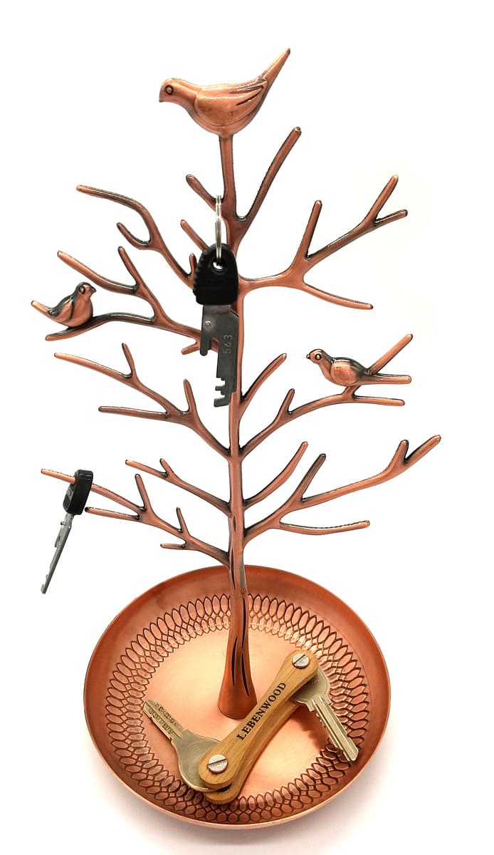 楽天市場】鳥と木の アクセサリースタンド ネックレススタンド