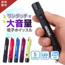 【楽天26冠1位 大音量110dB】電子ホイッスル 大音量 笛 ホイッスル 保育士 防災 熊よけホイッスル 熊よけ笛 サッカー …