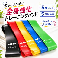 【楽天入賞 詳細取説付き 5本セット】トレーニングバンド トレーニングチューブ ゴムバンド チューブ ス…
