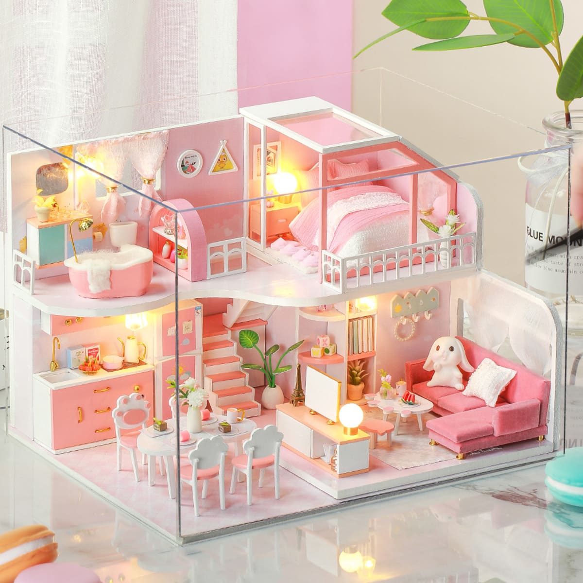 通販サイト。 ミニチュアハウス 「ピンクの部屋」 知育玩具 - www.hph.cl