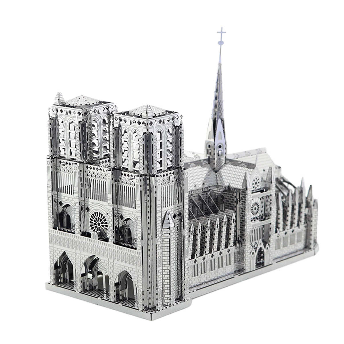格安 価格でご提供いたします 3Dメタルパズル ノートルダム大聖堂 特別版 立体パズル メタリックナノパズル