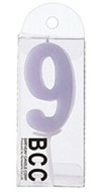 パステルナンバーキャンドル 9バースデーケーキ 誕生日ケーキ ろうそく