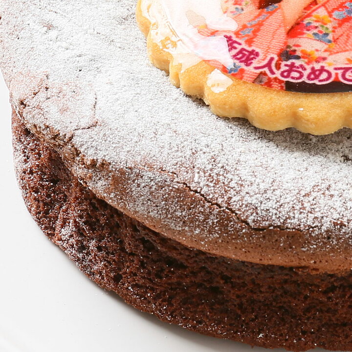 写真ケーキ ガトーショコラケーキ 送料無料 デコレーション 6号バースデーケーキ 誕生日ケーキ