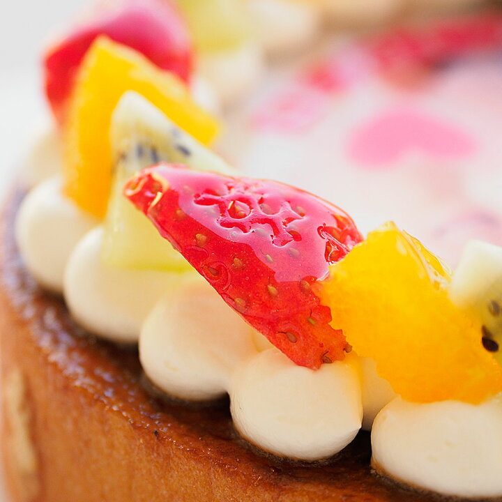 楽天市場 ホワイトデー 写真ケーキ プリンバーム デコレーション 5号バースデーケーキ 誕生日ケーキ 送料無料 フォトケーキ イラスト プリント 4 6名様用 お取り寄せスイーツ バームクーヘン サプライズ 冷凍 Cake Express