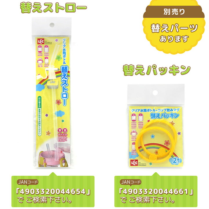 楽天市場 アンパンマン クリア水筒ボトル ストロー飲み ブルー レックダイレクト ホームストア
