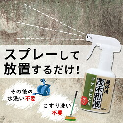 楽天市場 茂木和哉 コケ カビ スプレー 正規取扱店 カビ取り かび取り カビ取り剤 かびとり こけ取り コケ取り 苔とり 苔取り 除去 ブロック塀 コンクリート 玄関 外壁 レックダイレクト ホームストア