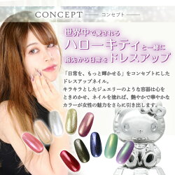 ハローキティのドレスアップネイル【シークレットネイビー】全10色