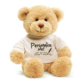 ぬいぐるみ テディベア Tシャツべア ホワイト GUND 正規品　公式 ガンド クマ 熊 Teddy bear 手触りふわふわ 寄せ書き 色紙 名入れ 出産祝い 誕生日 送別 卒業式 お祝い