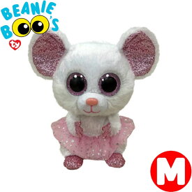 TY ぬいぐるみ ニーナ ネズミ ハムスター Mサイズ 15cm Beanie Boo's あす楽 クリスマス 誕生日 出産祝い プレゼント かわいい キラキラ インテリア ギフト 海外 女の子