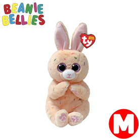 Ty ぬいぐるみ うさぎ Beanie Bellies ピーチズ Mサイズ ビーニーベリーズ ウサギ アニマル 動物 輸入雑貨 アメリカ アメリカン かわいい キラキラ 女の子 人気 パステル ポップ ゆめかわいい