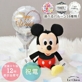 ディズニー 選べるバルーンのぬいぐるみ電報 ミッキーマウス ミニーマウス ドナルド デイジー くまのプーさん ピグレット ウッディ バズ トイストーリー 発表会 祝電 電報 結婚式 おしゃれ 誕生日 バルーン お祝い ウェディング 入籍祝い 周年祝い 入学式 卒業式 合格祝い