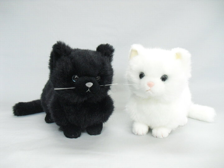 楽天市場 ぬいぐるみ 猫 マンチカン 黒 白 短足 ねこ ネコ ホワイト ブラック 白猫 黒猫 グッズ 日本製 誕生日 プレゼント 女の子 ギフト 手触りなめらか ルシアン バルーン アニマル雑貨 Le Chien