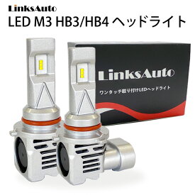 LED M3 HB4 ヘッドライト バルブ 車用 フォグランプ HONDA ホンダ S-MX H8.11?H11.8 RH1.2 6500K 6000Lm 2灯 ハロゲンからLEDへ Linksauto