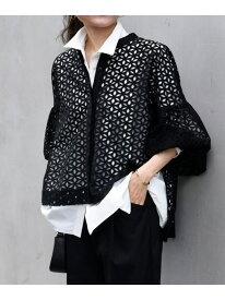 《手洗い可能》TORRAZZO DONNA 別注レースブラウス le.coeur blanc ルクールブラン トップス シャツ・ブラウス ホワイト ブラック【送料無料】[Rakuten Fashion]