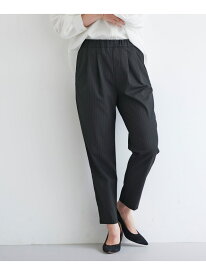 【SALE／50%OFF】タックテーパードパンツ le.coeur blanc ルクールブラン パンツ その他のパンツ ブラック グレー ブラウン【RBA_E】【送料無料】[Rakuten Fashion]