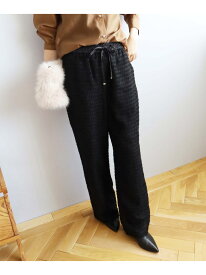 【SALE／30%OFF】カットジャガードイージーパンツ le.coeur blanc ルクールブラン パンツ その他のパンツ ベージュ ブラック【RBA_E】【送料無料】[Rakuten Fashion]