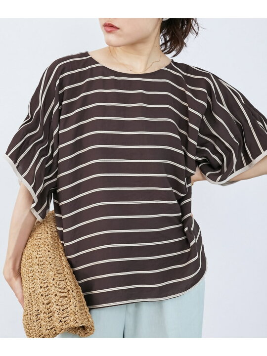楽天市場】【SALE／30%OFF】《手洗い可能》ドビーボーダーギャザー 