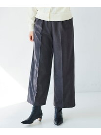 【SALE／50%OFF】タックワイドセンタープレスパンツ le.coeur blanc ルクールブラン パンツ その他のパンツ グレー ネイビー ブラック【RBA_E】【送料無料】[Rakuten Fashion]