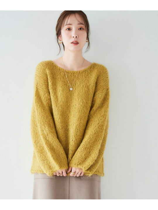 楽天市場】Vaneumモヘヤハンドニットトップス le.coeur blanc ルクール 