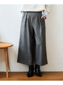 【SALE／50%OFF】ウォッシャブルツイードライクタックワイドクロップドパンツ le.coeur blanc ルクールブラン パンツ その他のパンツ グレー【RBA_E】【送料無料】[Rakuten Fashion]