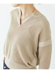 �ySALE�^30%OFF�z�����X�L�b�p�[���b�V���j�b�g le.coeur blanc ���N�[���u���� �g�b�v�X �j�b�g �O���[ �x�[�W���yRBA_E�z�y���������z[Rakuten Fashion]