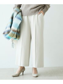 【SALE／50%OFF】ウールライクワイドクロップドパンツ le.coeur blanc ルクールブラン パンツ その他のパンツ ピンク グリーン ブルー ブラック グレー【RBA_E】【送料無料】[Rakuten Fashion]