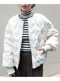 【SALE／20%OFF】ステッチレスコンパクトダウン le.coeur blanc ルクールブラン ジャケット・アウター ダウンジャケット・ダウンベスト ホワイト ブラック【RBA_E】【送料無料】[Rakuten Fashion]