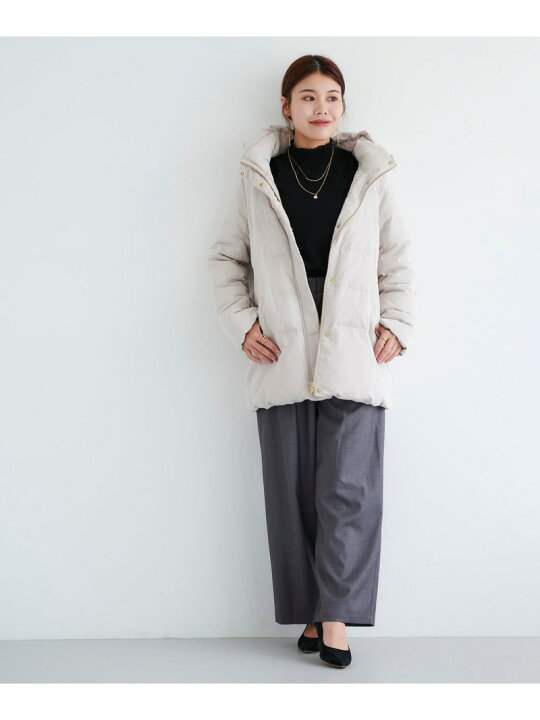 楽天市場】【SALE／40%OFF】ピーチスキンミドルダウン le.coeur blanc 