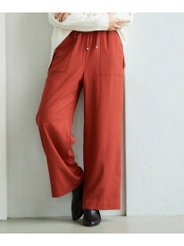 【SALE／70%OFF】ツイルストレッチイージーパンツ le.coeur blanc ルクールブラン パンツ その他のパンツ レッド ベージュ ネイビー【RBA_E】【送料無料】[Rakuten Fashion]