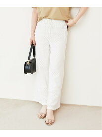 【SALE／30%OFF】《手洗い可能》Fanakaミックスレースパンツ le.coeur blanc ルクールブラン パンツ その他のパンツ ホワイト ブラック【RBA_E】【送料無料】[Rakuten Fashion]
