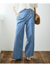 【SALE／60%OFF】《スタイルアップ効果抜群》ツイルストレッチマリンパンツ le.coeur blanc ルクールブラン パンツ その他のパンツ グレー ベージュ ブルー ネイビー【RBA_E】【送料無料】[Rakuten Fashion]