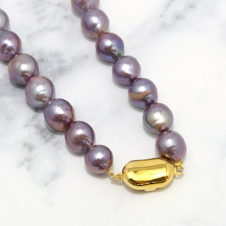 楽天市場】【サイズアップ版】12mm ナチュラルカラー パープルパール  