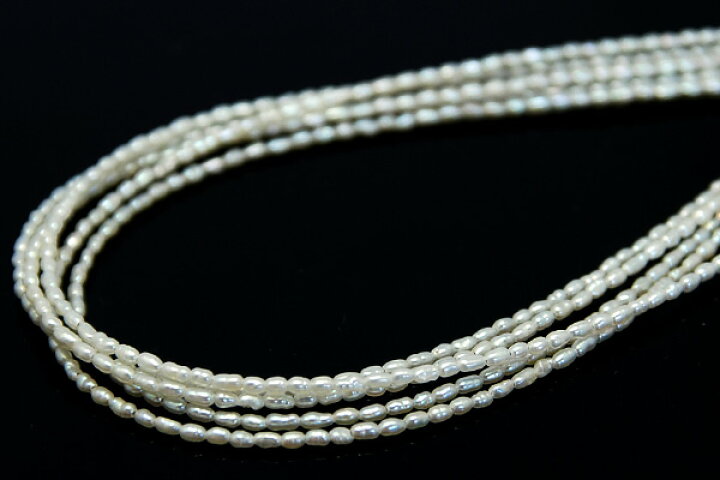 楽天市場】極小 淡水真珠 ケシパール 5連 ネックレス 繊細で華やかな  