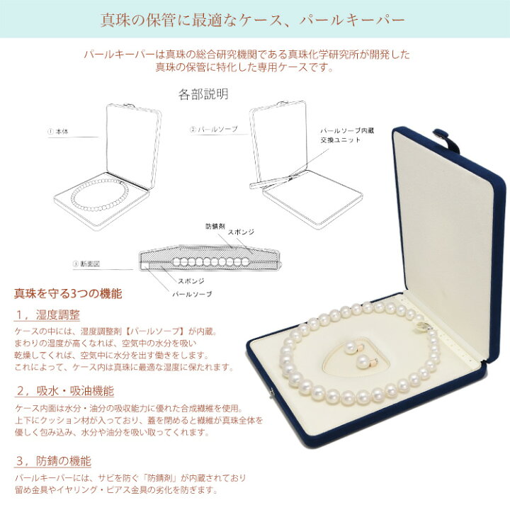 楽天市場】K14WG 15mm 白蝶真珠 ネックレス ピアス/イヤリング セット 