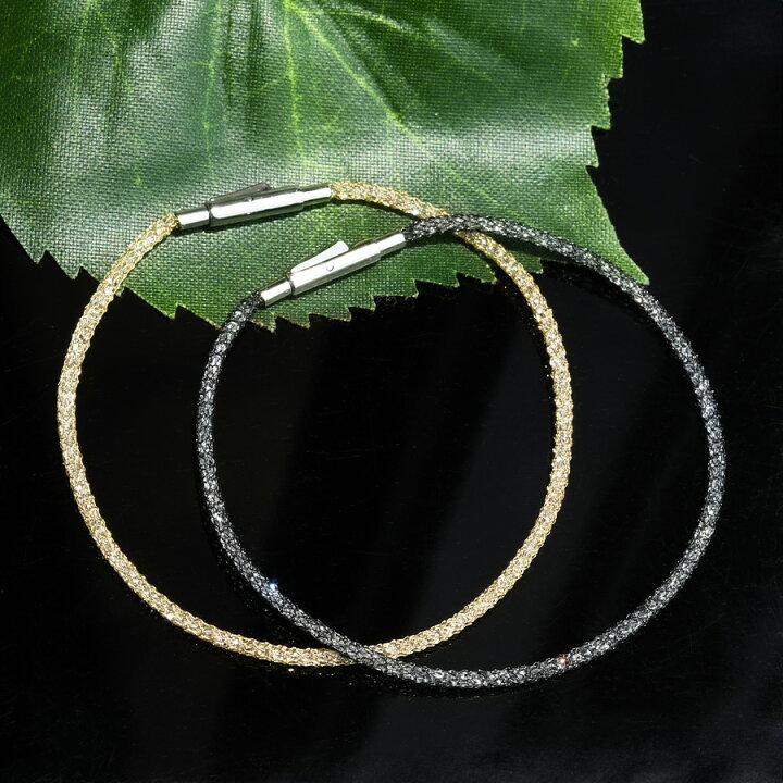 楽天市場】きらきら クリスタル メッシュ ブレスレット 2mm 選べる 