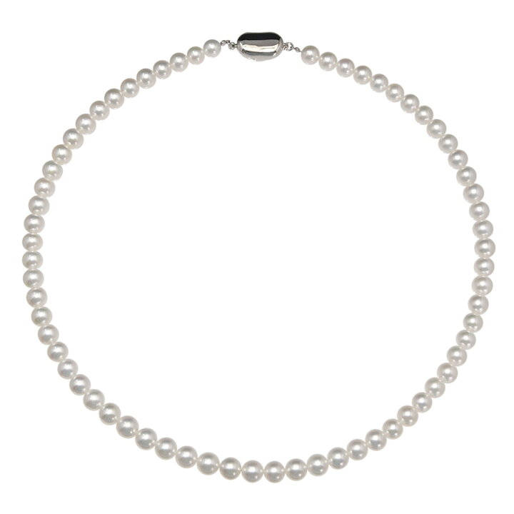 楽天市場】特級 6-6.5mm アコヤ真珠 ネックレス 鑑別書付 シャープなて  