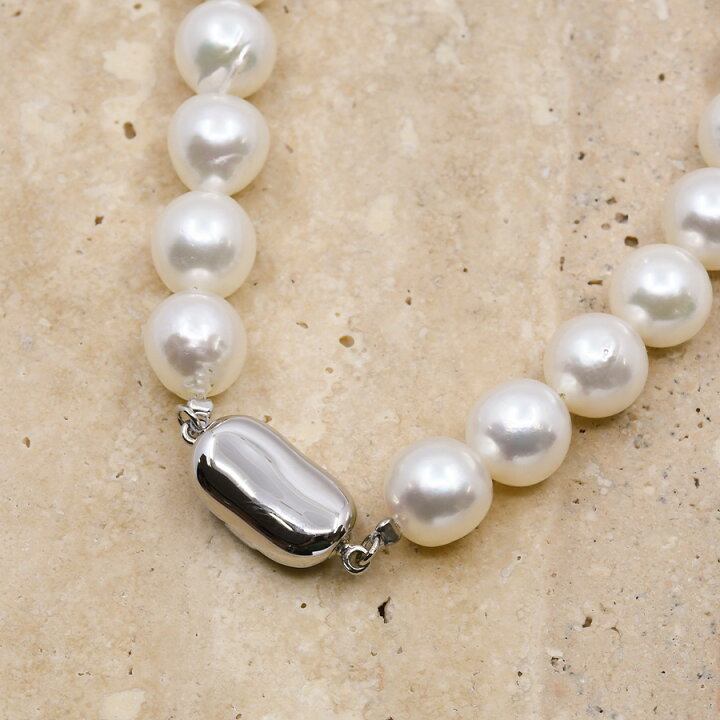 楽天市場】9-9.5mm 大珠 アコヤ真珠 ネックレス 鑑別書付 無調色 冠婚  