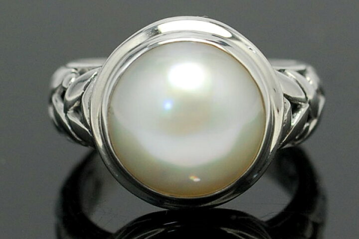 楽天市場】マベ真珠 リング アンティーク調のシックで上品なデザインで  