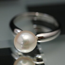 選りぬき 特級 7mm 淡水真珠 リング　冠婚葬祭OK 一つはもっていたいフォーマルホワイト　おシャレにも使えるシンプルでかわいいデザインです 56-11