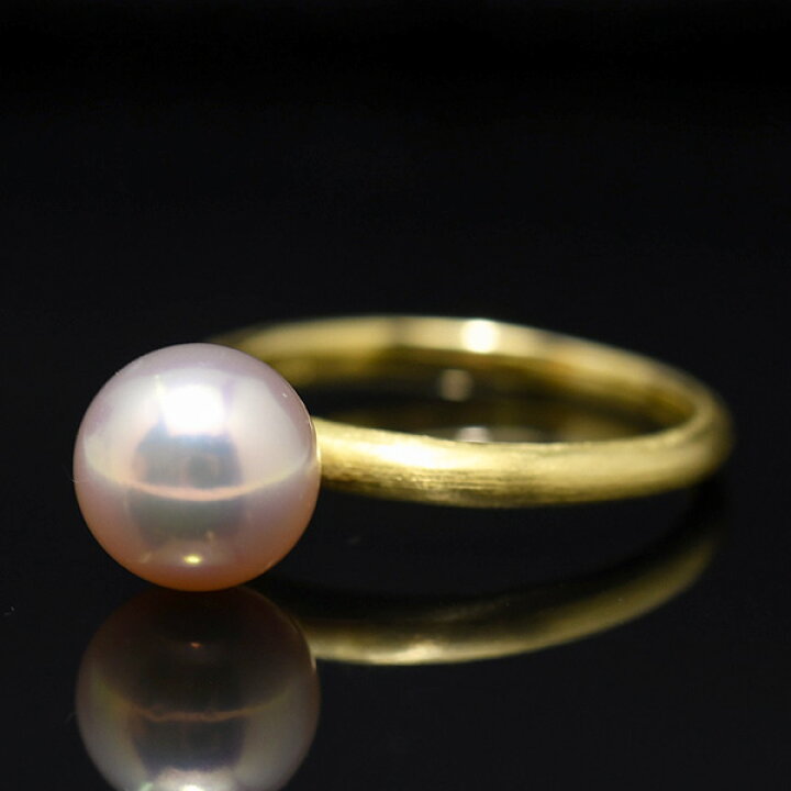 楽天市場】8mm 特級 淡水真珠 シンプル リング 個性豊かに輝く 
